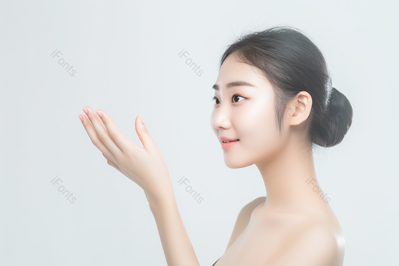 美妆女性手势展示广告背景,高清,摄影图,摄影图片,图片大全,摄影图免费下载